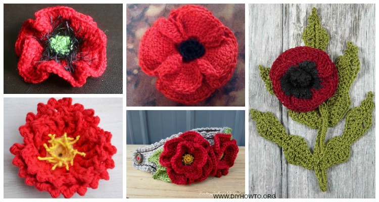 Parents may receive compensation when you clic. Crochet Poppy Flower Free Patterns