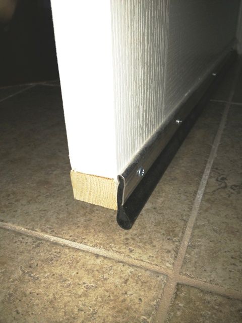 That's a lot to ask from a door. Gap under door | DIYnot Forums