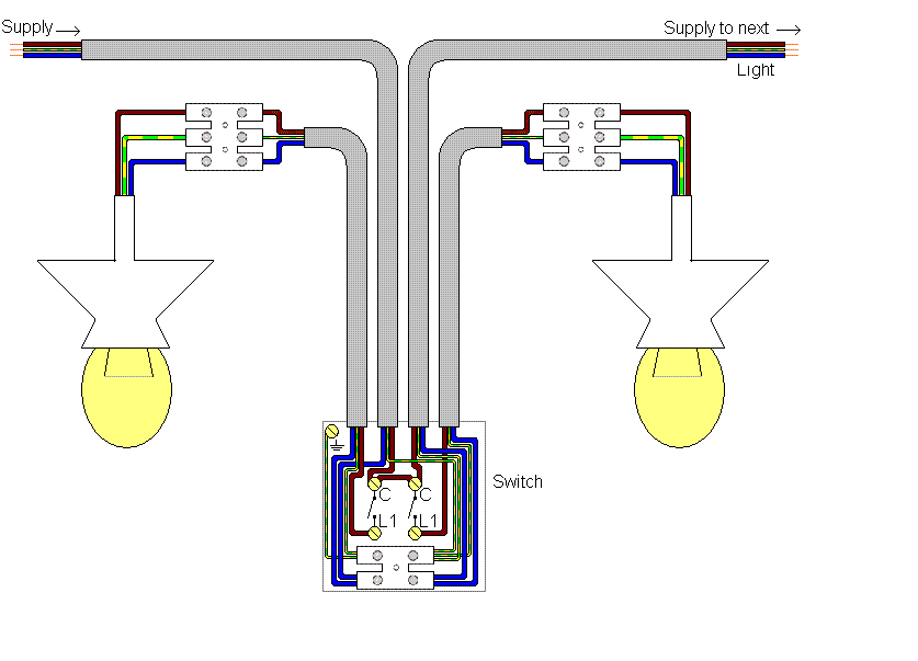 Double Switch Wiring Diagram Uk Wiring Diagram Tutorial