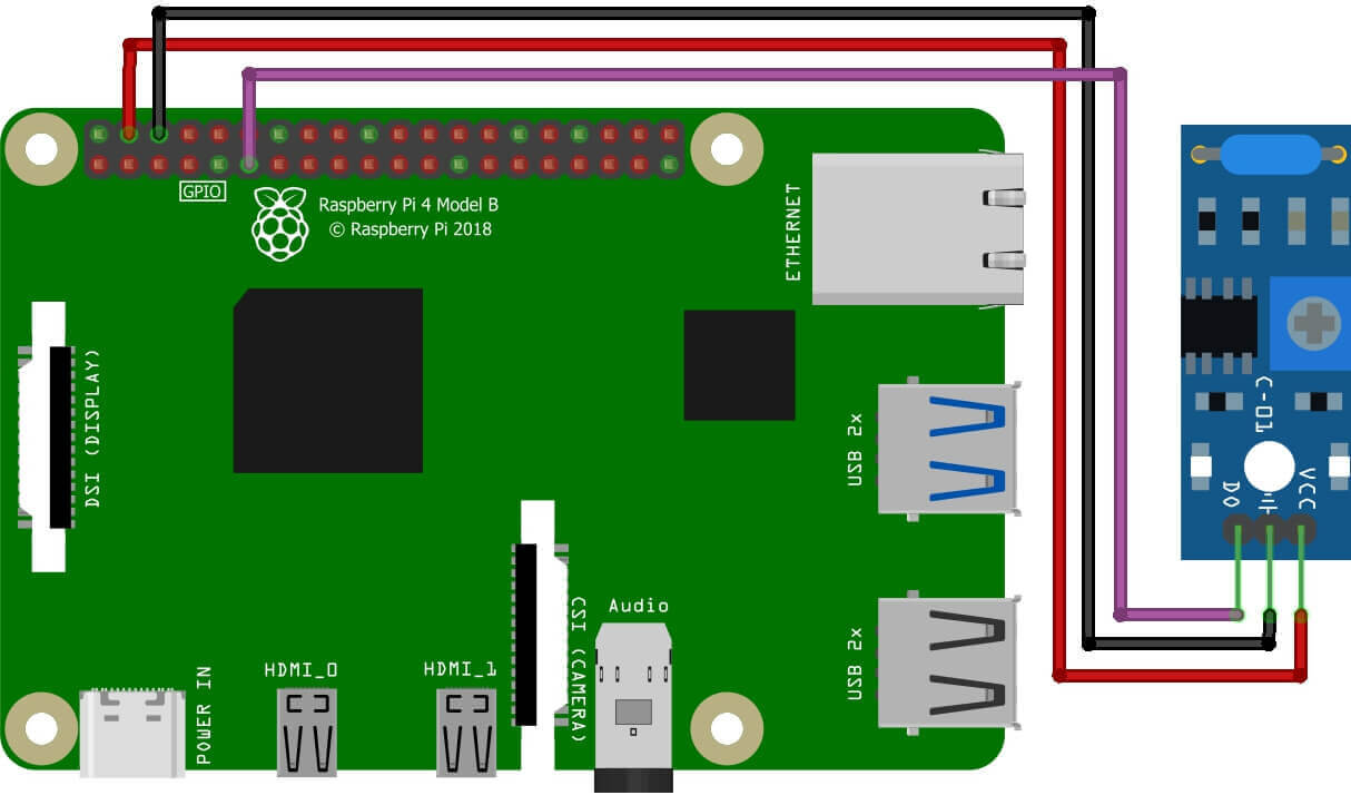 How To Use Vibration Sensor With Raspberry Pi Tutorial 2022