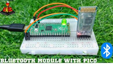 Raspberry pi pico with hc05 Bluetooth module using micropython