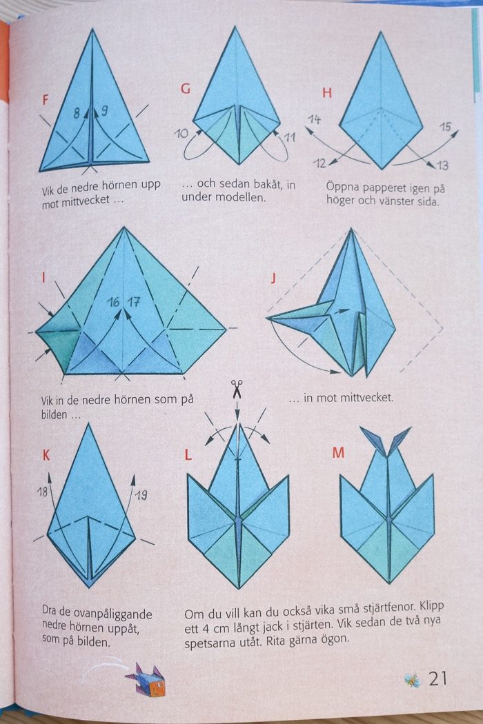 Origami Fisk DIY Sweden