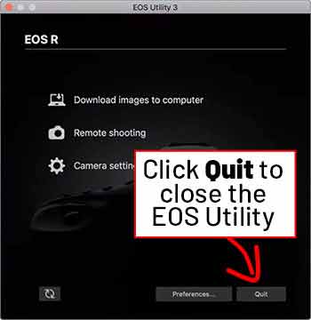 How to use canon eos webcam utility mac software