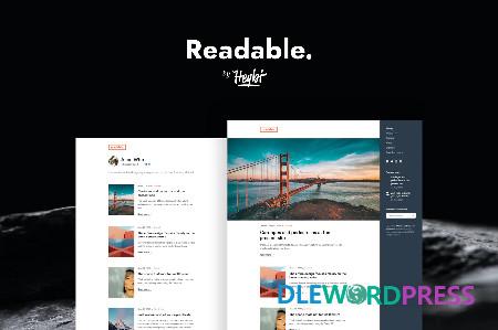 Download Readable Simple Blogging Theme For Ghost Free Dlewordpress - Premium Gradient Wallpaper Gallery - High Resolution