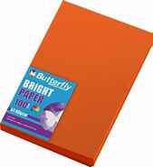 BUTTERFLY PAPER A4 BRIGHT 80gsm (100s) ORANGE – SCH155O