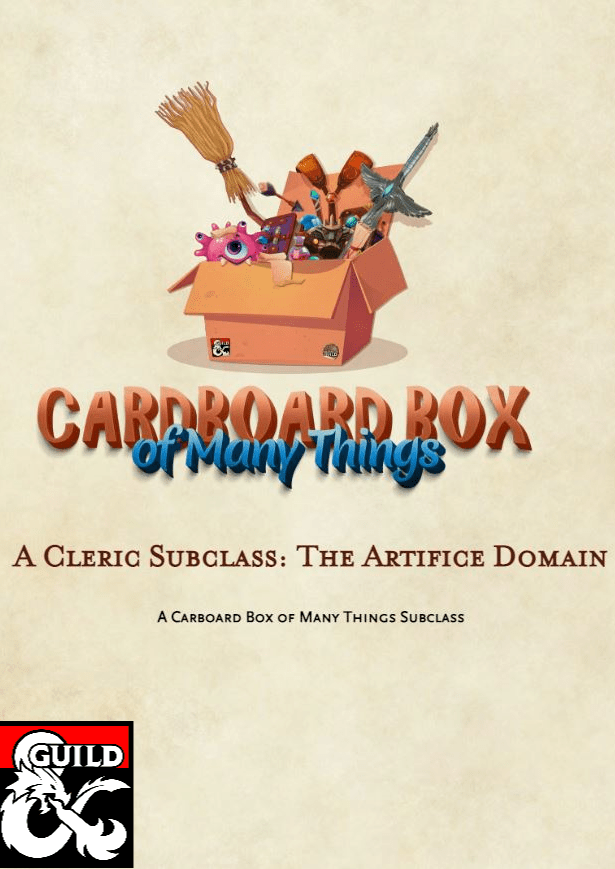 Artifice domain cleric subclass