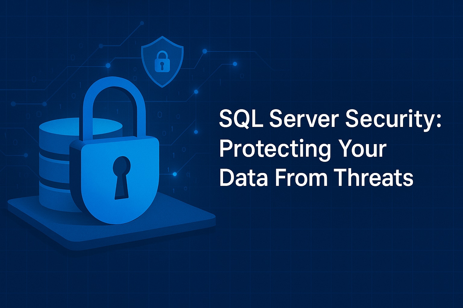 Sql server security: protecting your data from threats