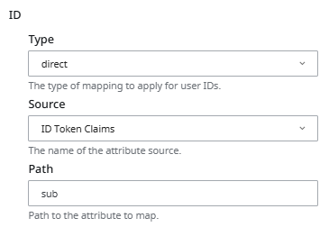 User Attribute Mapping Ignition User Manual User Att Id 