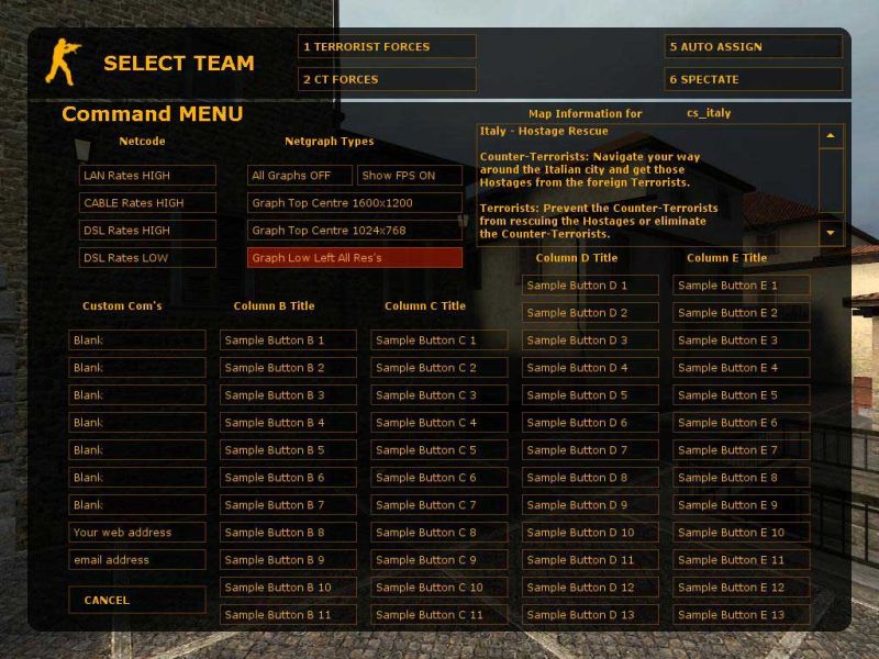 Team Menu Addon - Gorgeous Gradient Picture - 4K