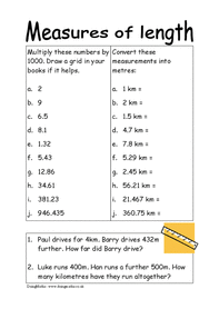 metric units of measurement free worksheets doingmaths free maths