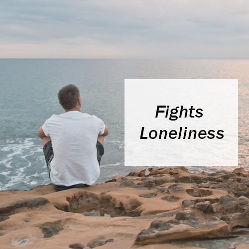 fights loneliness