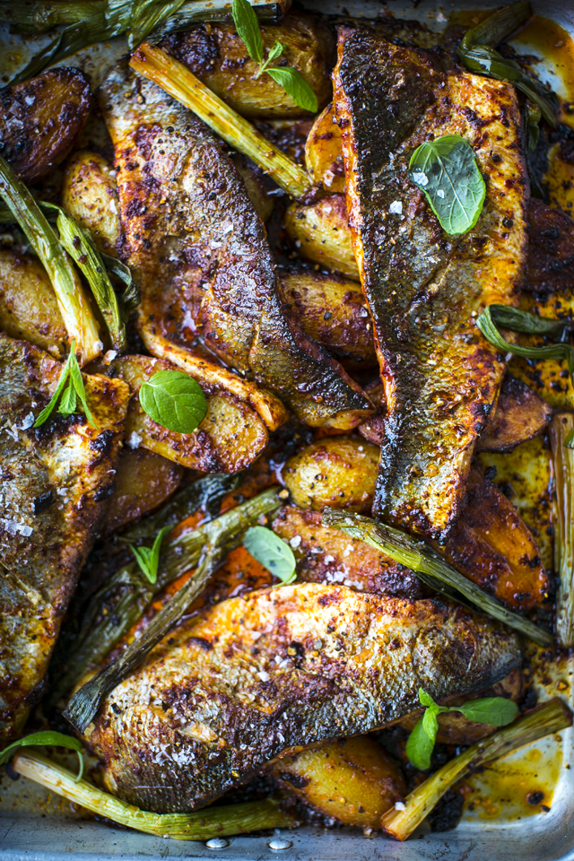 We're always looking for ways to make our favorite foods healthier without sacrificing flavor. Donal Skehan | Harissa Baked Fish with Baby Potatoes