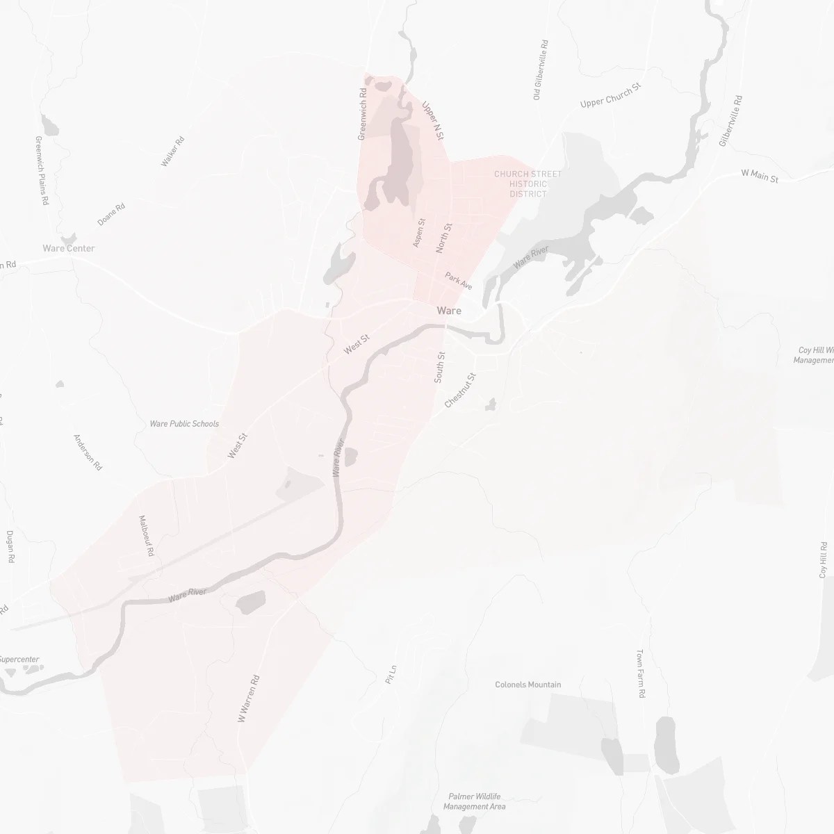 Ware MA Crime Rate More Doorprofit Map.