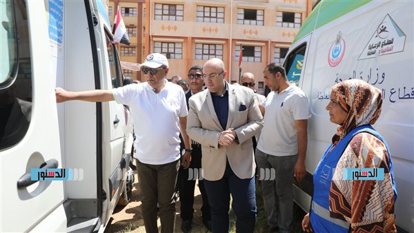 محافظ بني سويف يتفقد مبادرة أنت الحياة ضمن حياة كريمة