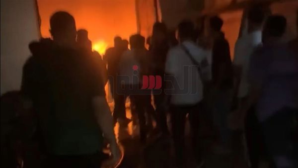 حريق ضخم يلتهم مصبغة بالمنطقة الصناعية فى المحلة الكبرى