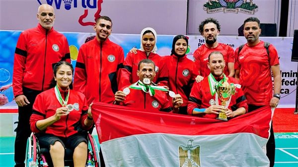 6 ميداليات حصيلة منتخب الريشة الطائرة البارالمبية في بطولة أبيا الدولية بنيجيريا