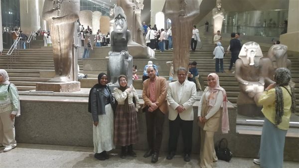 زراعة بني سويف تنظم زيارة للمتحف المصري الكبير&nbsp; لتعزيز الجانب الثقافي للطلاب