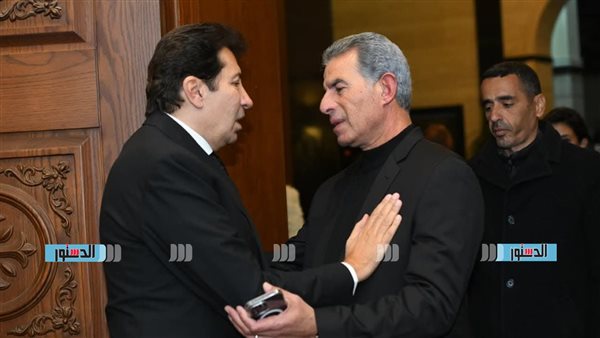 عزاء والدة الفنان هاني رمزي