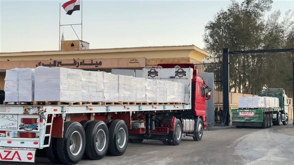 النيل للأخبار: قافلة ذات العزة تواصل إدخال المساعدات لدعم أهالي غزة