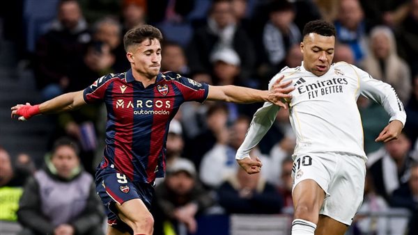 ريال مدريد يتغلب على ليفانتي بهدفي مبابي وأسينسيو في الليجا