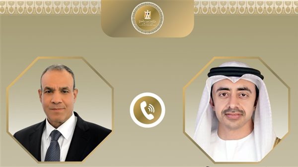 وزير الخارجية ونظيره الإماراتي يناقشان الاستعدادات لاجتماع مجلس السلام