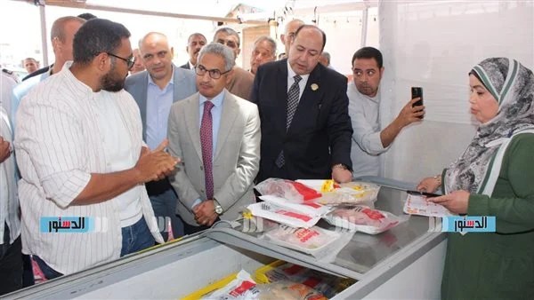 محافظ بني سويف يتفقد معرضأضحى مبارك