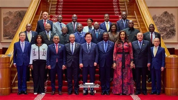 سلمها وزير الخارجية.. رسالة خطية من الرئيس السيسي إلى نظيره الكوري الجنوبي