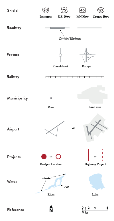 Project Maps MnDOT Gov MapElements Symbols 2017 
