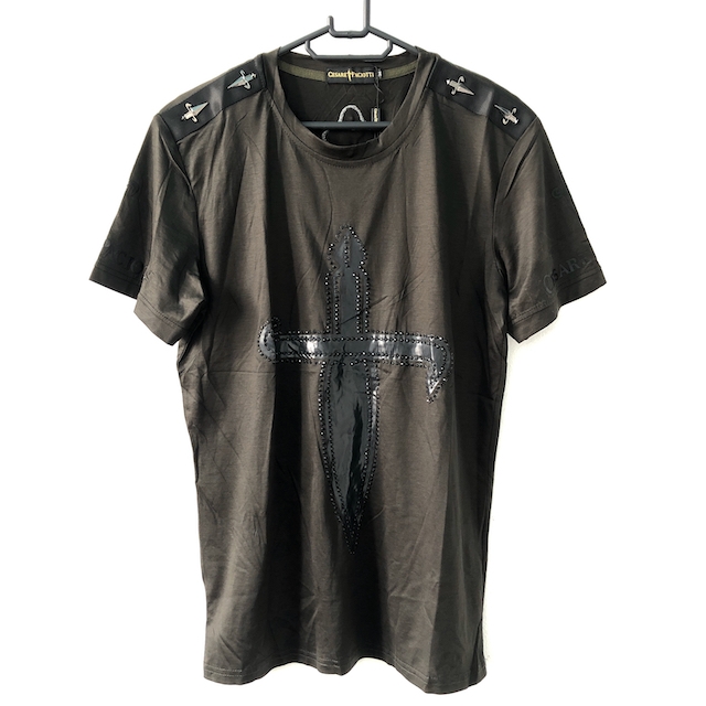 Cesare Paciotti olive green short 