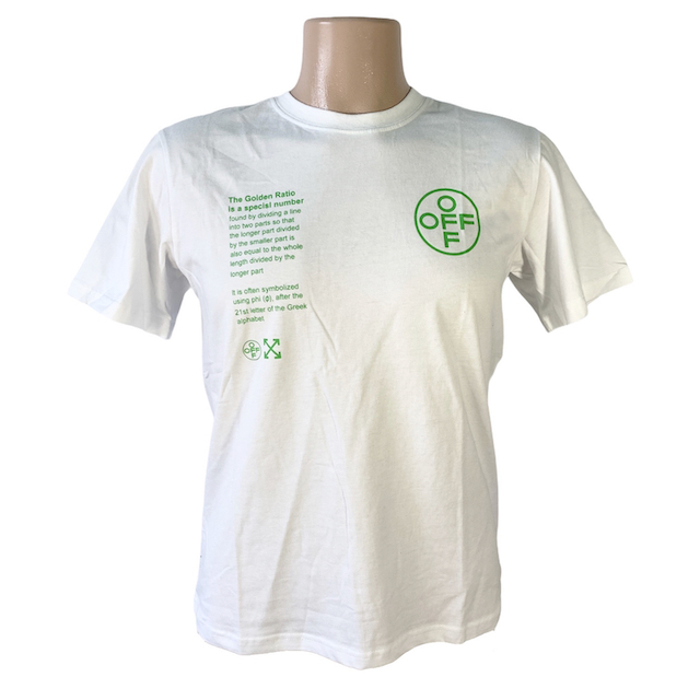 off white golden ratio tshirt