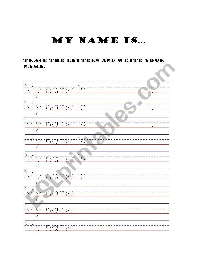 my name is tracing worksheet dot to dot name tracing website