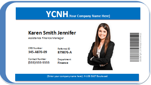 Photo Id Badge Word Templates Word Excel Templates