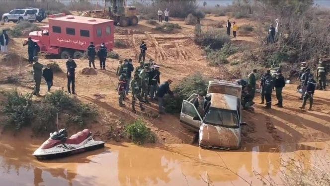 العثور على جثتي مفقودين جرفتهما السيول بكلميم