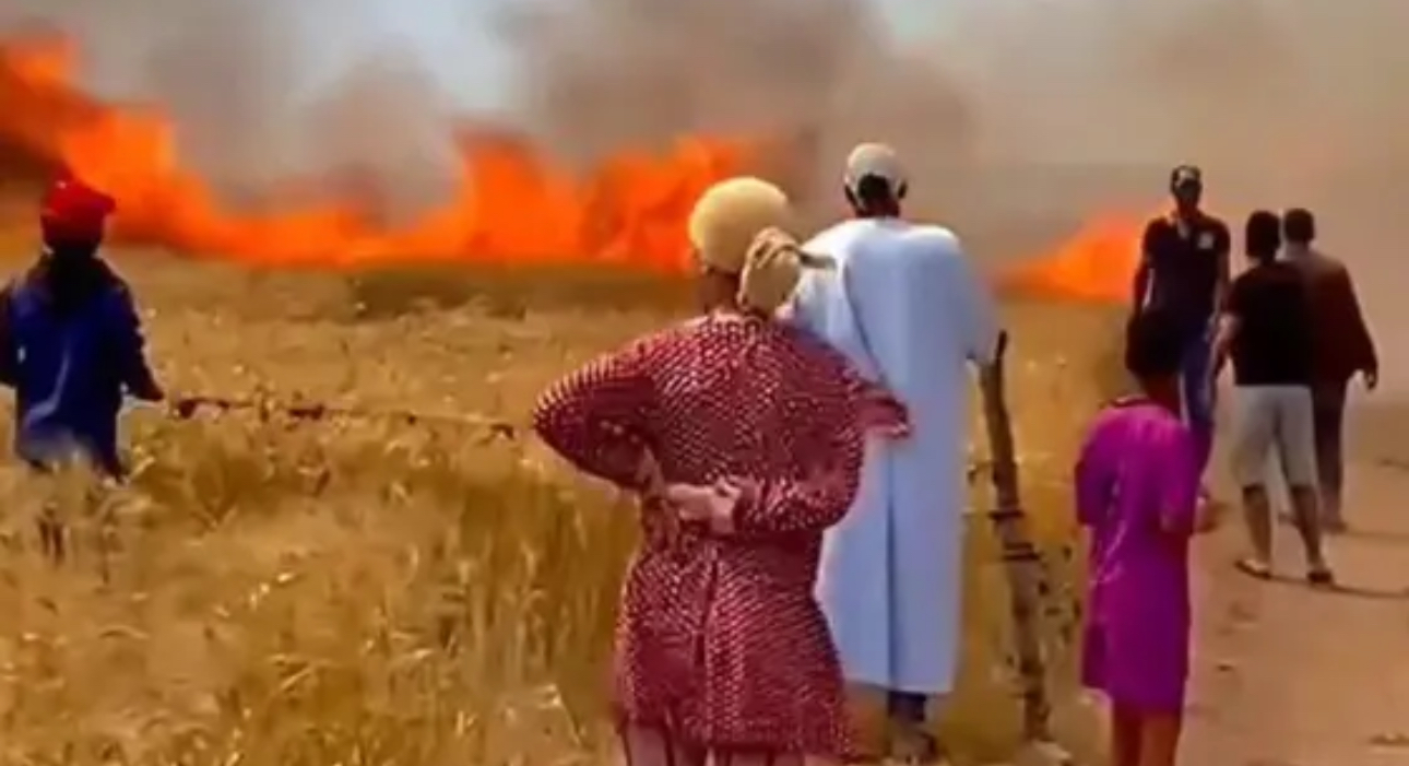 حرائق تندلع في محاصيل زراعية باقليم سيدي بنور
