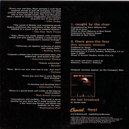 The Last Broadcast Sampler Doves Music Blog