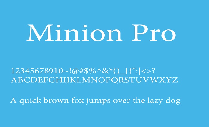 Minion Pro Font Free Download Fonts Minion Pro Font Free Download Fonts