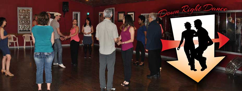 Matt & Cassie teaching a dance class