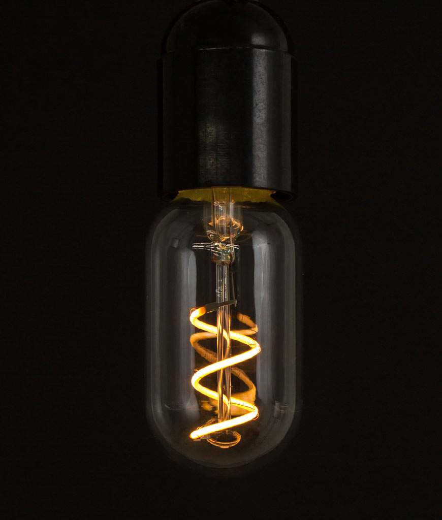 Led Filament Bulb Radio Valve Loose Spiral Warm Glow