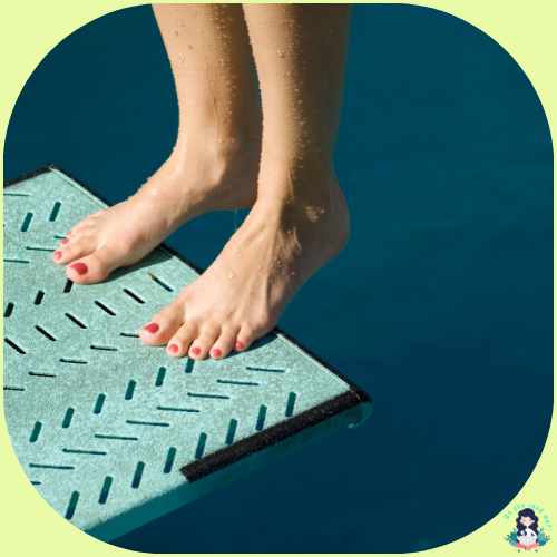 Verzeker je ervan dat het zwembad wel degelijk vol is voor je springt