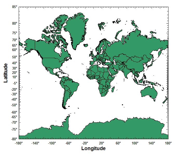 The World Of Maps Scatterplot - Download Professional Gradient Design | Mobile