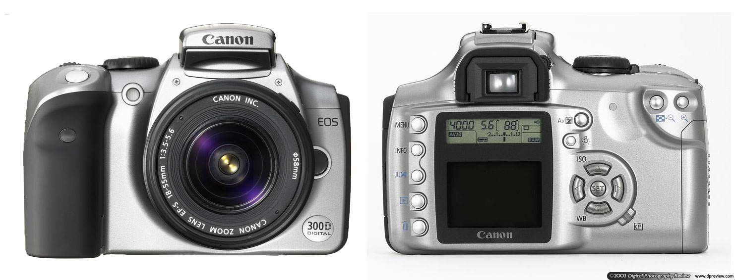 Canon eos-300d / digital rebel: digital photography review