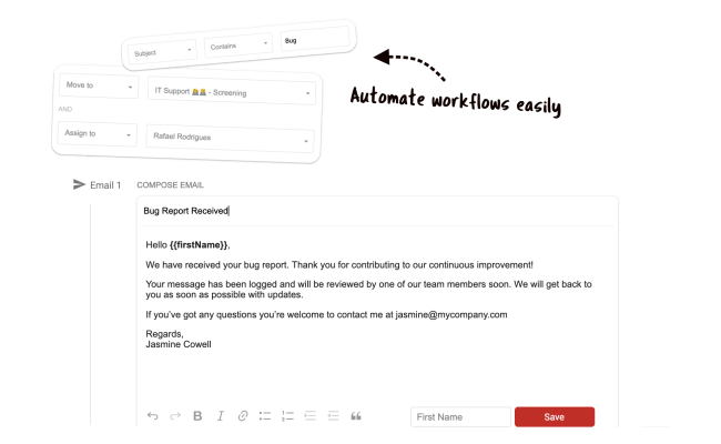 Shared Inbox For Teams Inside Gmail | DragApp.com