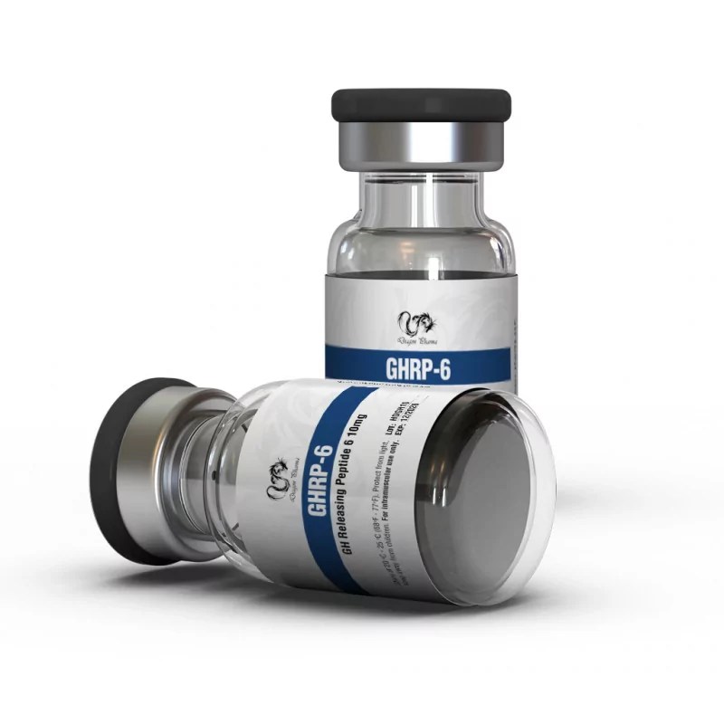 Dragon Pharma GHRP-6 10mg Lyophilized Powder in 2mL Vial
