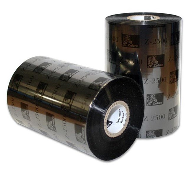 02300BK15645 Zebra 2300 Wax TT Ribbon 156mm x 450M [12]