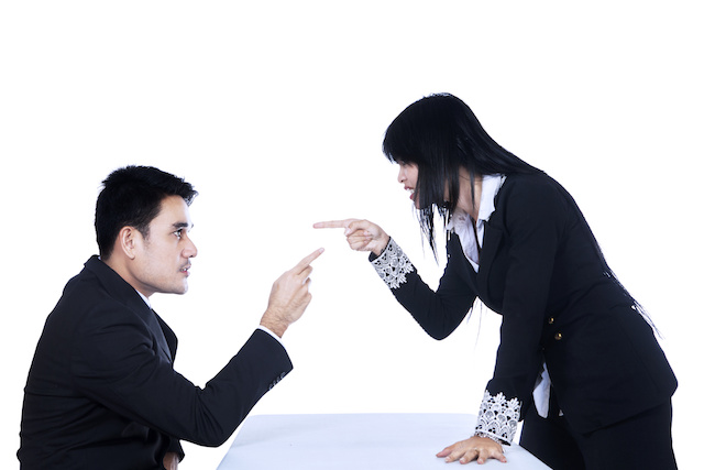 Couple having an argument