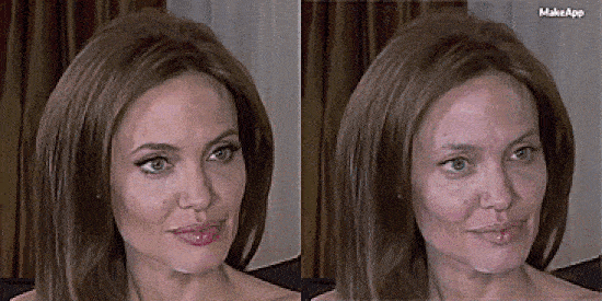 Angelina jolie zeigt eindrucksvoll, dass man das nachpudern im gesicht und auf dem dekolleté vor einem großen auftritt lieber nicht in einer abgedunkelten . Wie Promis ganz ohne Make-up aussehen | Dravens Tales from