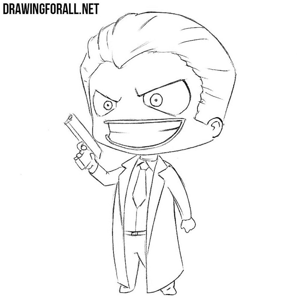 wallpapers Chibi Joker Drawings Easy how to draw chibi joker