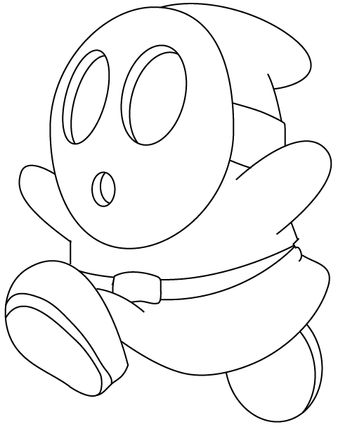 pics How To Draw Shy Guy From Mario Kart how to draw shy guy from nintendo s