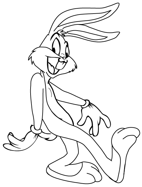 Mark off the width and height of bugs bunny. How to Draw Bugs Bunny from Looney Tunes with Easy Steps