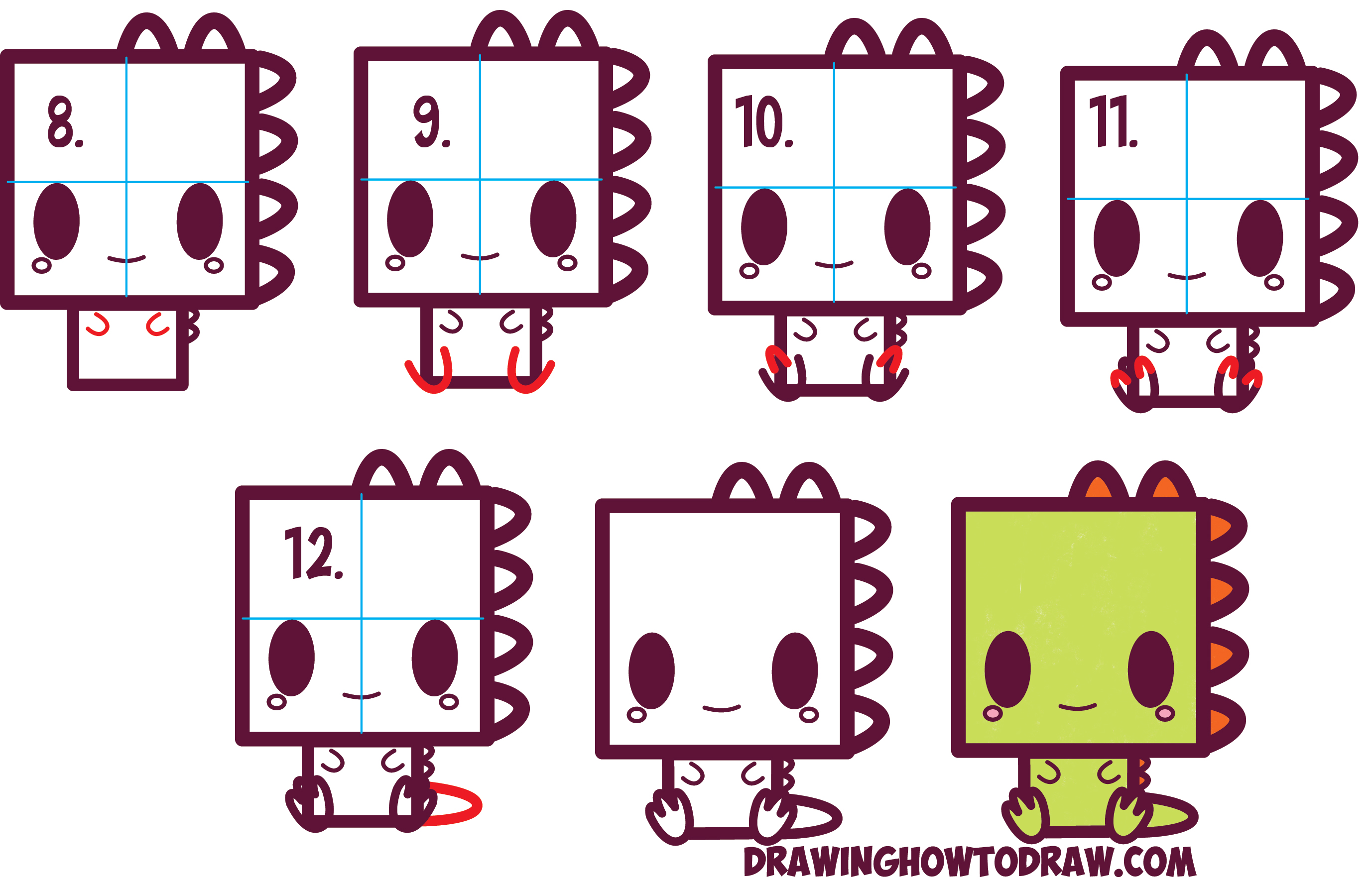 images How To Draw A Dinosaur Easy Step By Step Cute how to draw step by step drawing tutorials